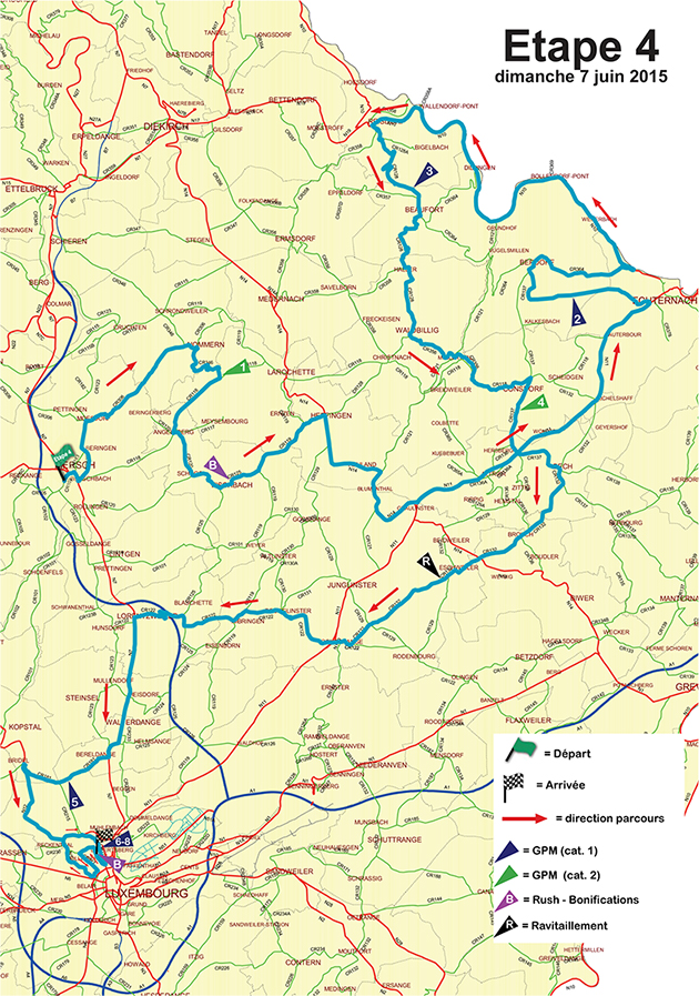 2015 Tour de Luxembourg sage 4 map